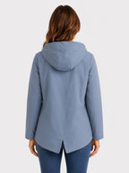 Parka Femme Imperméable à Capuche Fourrée
