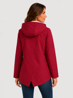 Parka Femme Imperméable à Capuche Fourrée