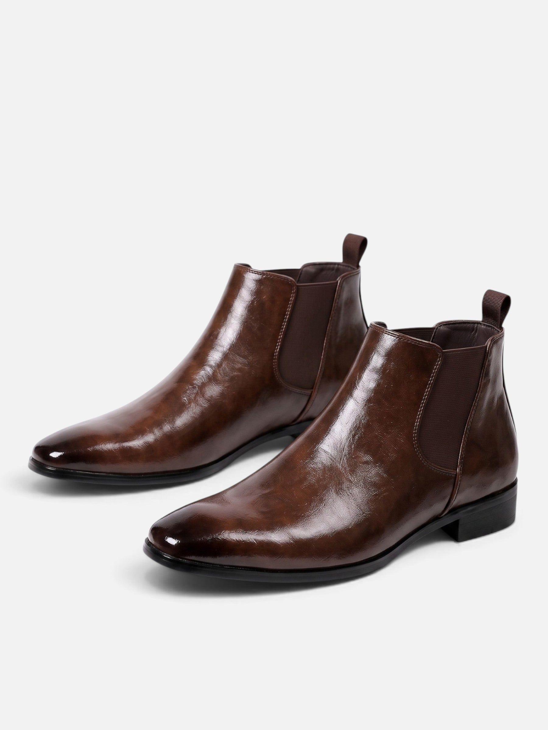 Chelsea Boots Homme Cuir Verni