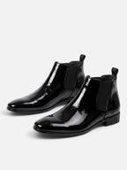 Chelsea Boots Homme Cuir Verni