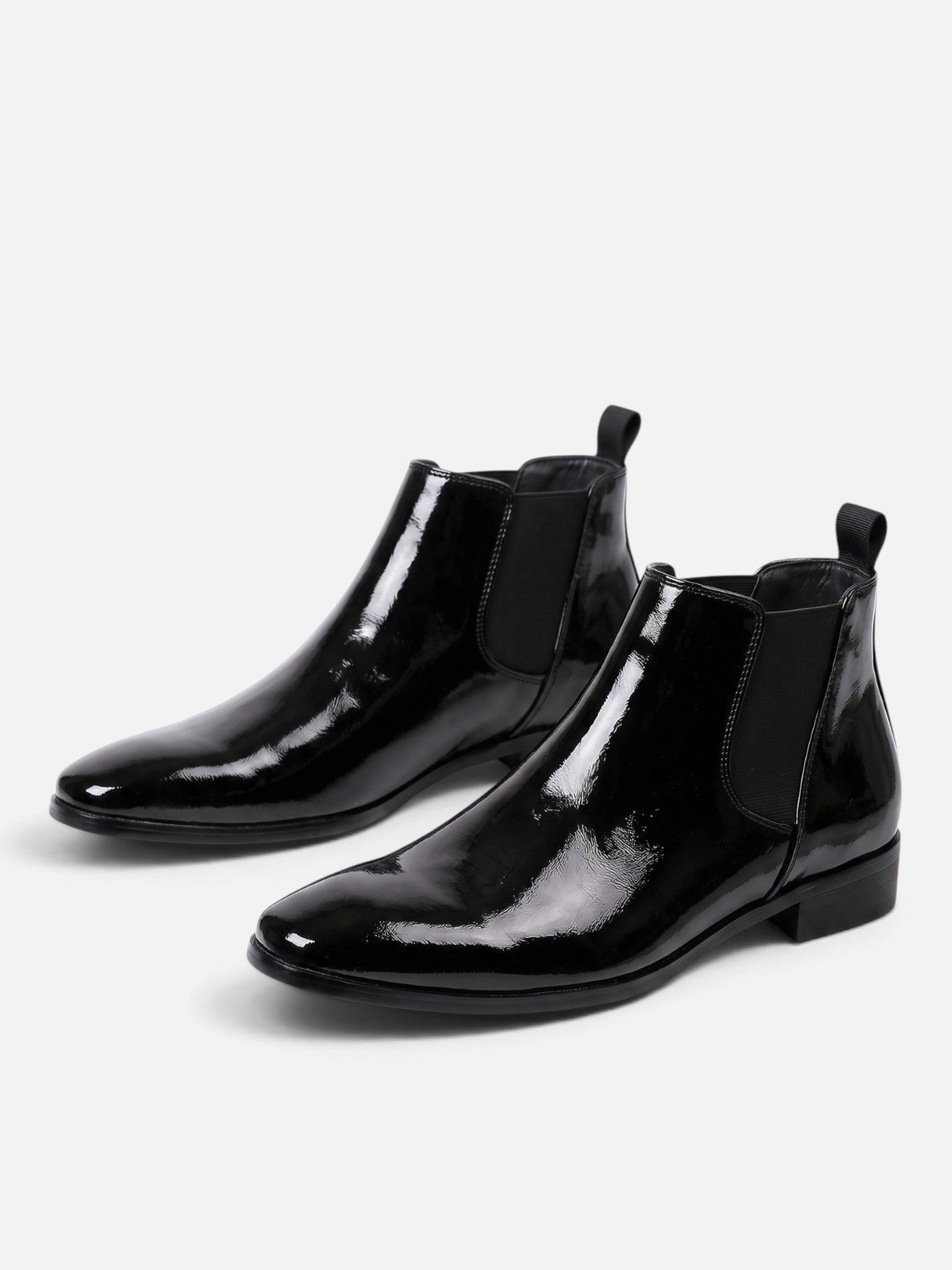 Chelsea Boots Homme Cuir Verni