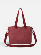 Women's Canvas Crossbody Tote Bag