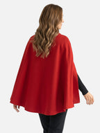 Manteau Cape Femme Croisé Boutonné