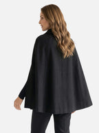 Manteau Cape Femme Croisé Boutonné