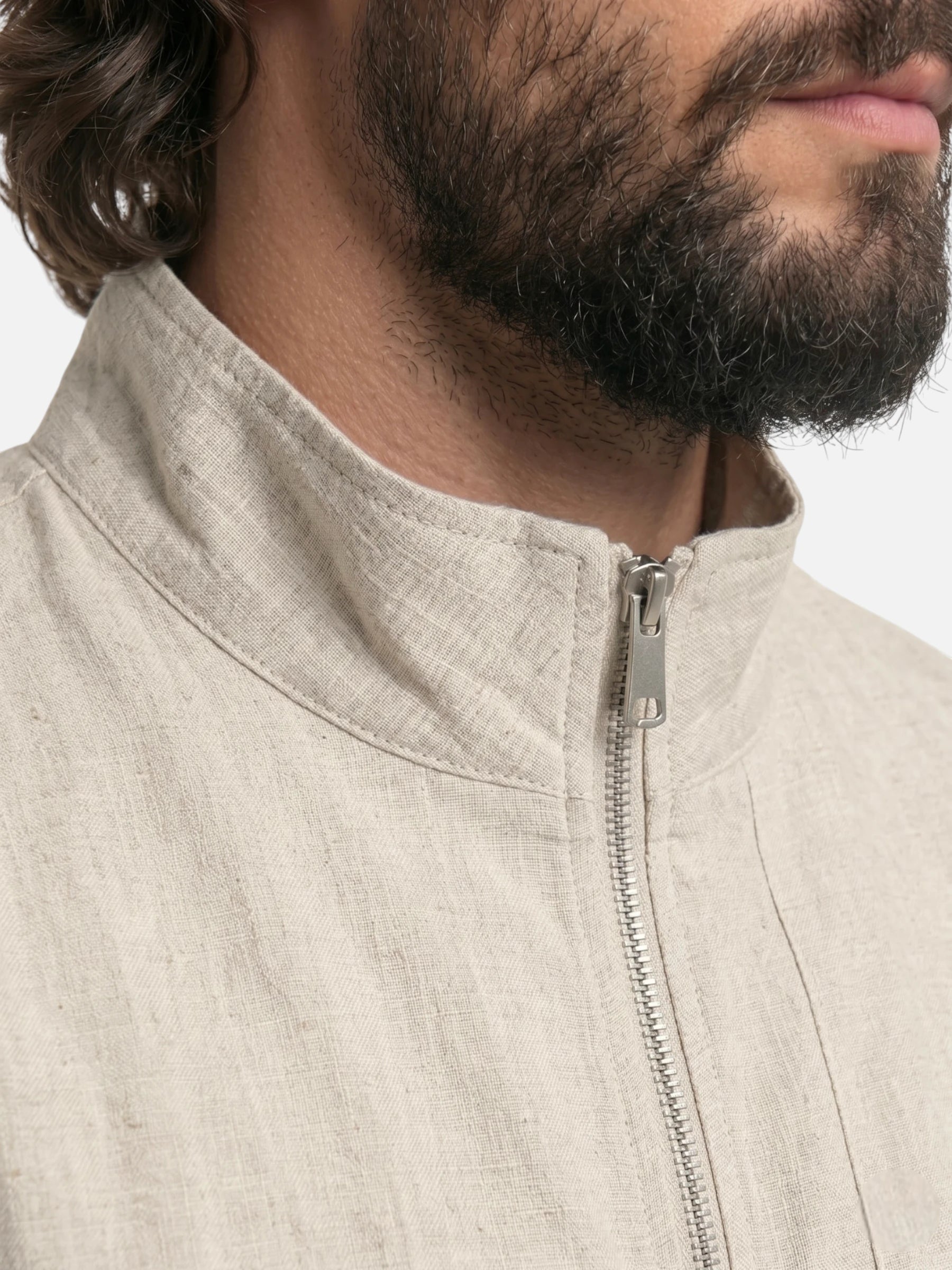 Gilet homme zippé col montant et poches latérales