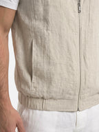 Gilet homme zippé col montant et poches latérales