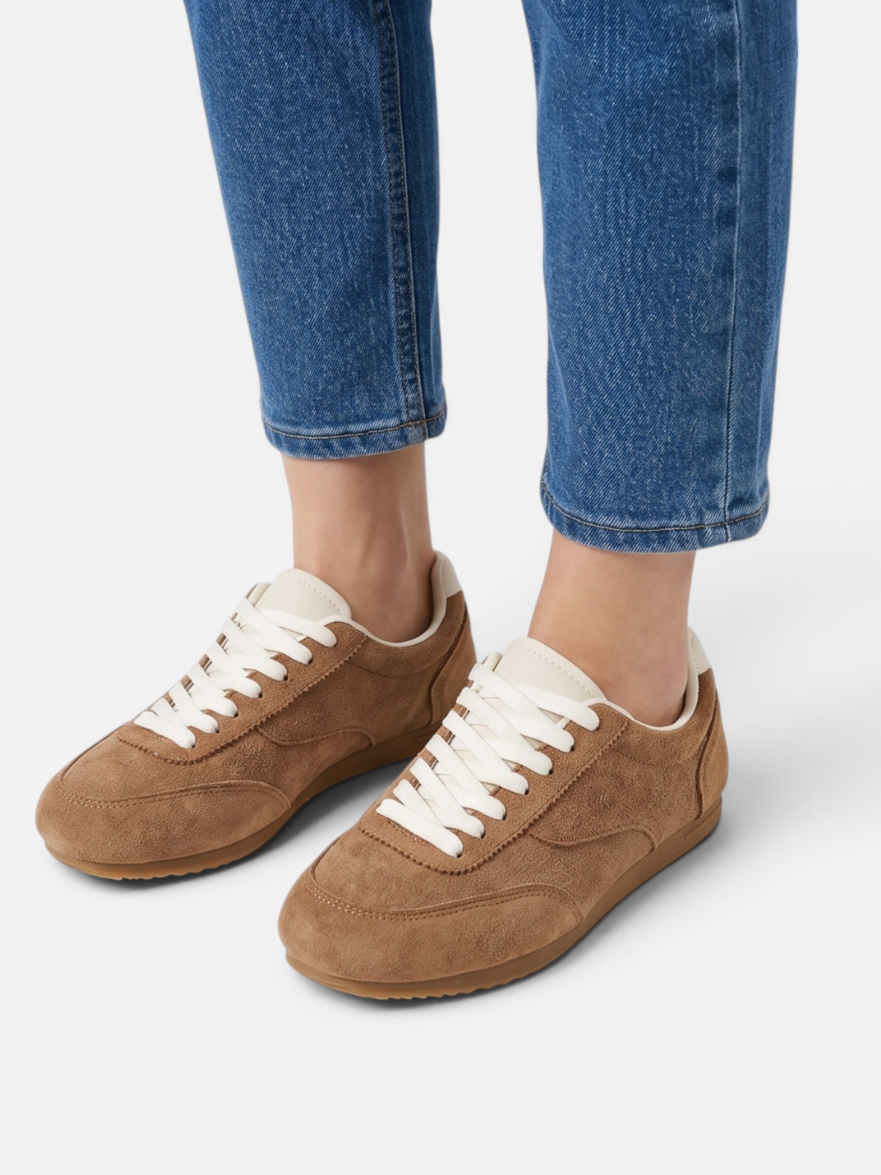 Baskets femme à lacets confortables style casual pour femme