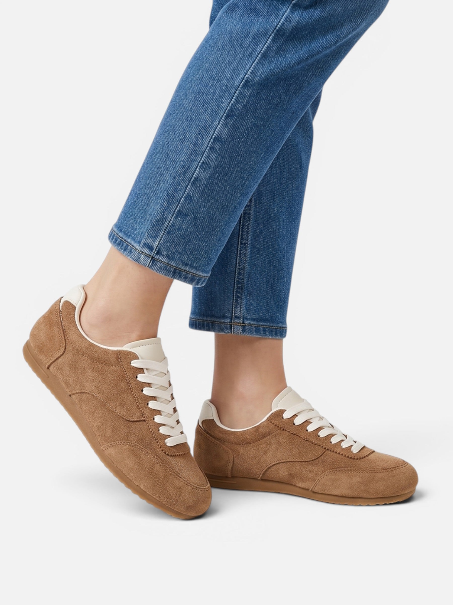 Baskets femme à lacets confortables style casual pour femme