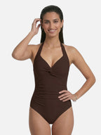 Maillot de bain une pièce femme froncé élégant