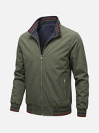 Veste Harrington Homme à Rayures Zippée