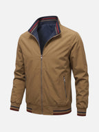 Veste Harrington Homme à Rayures Zippée