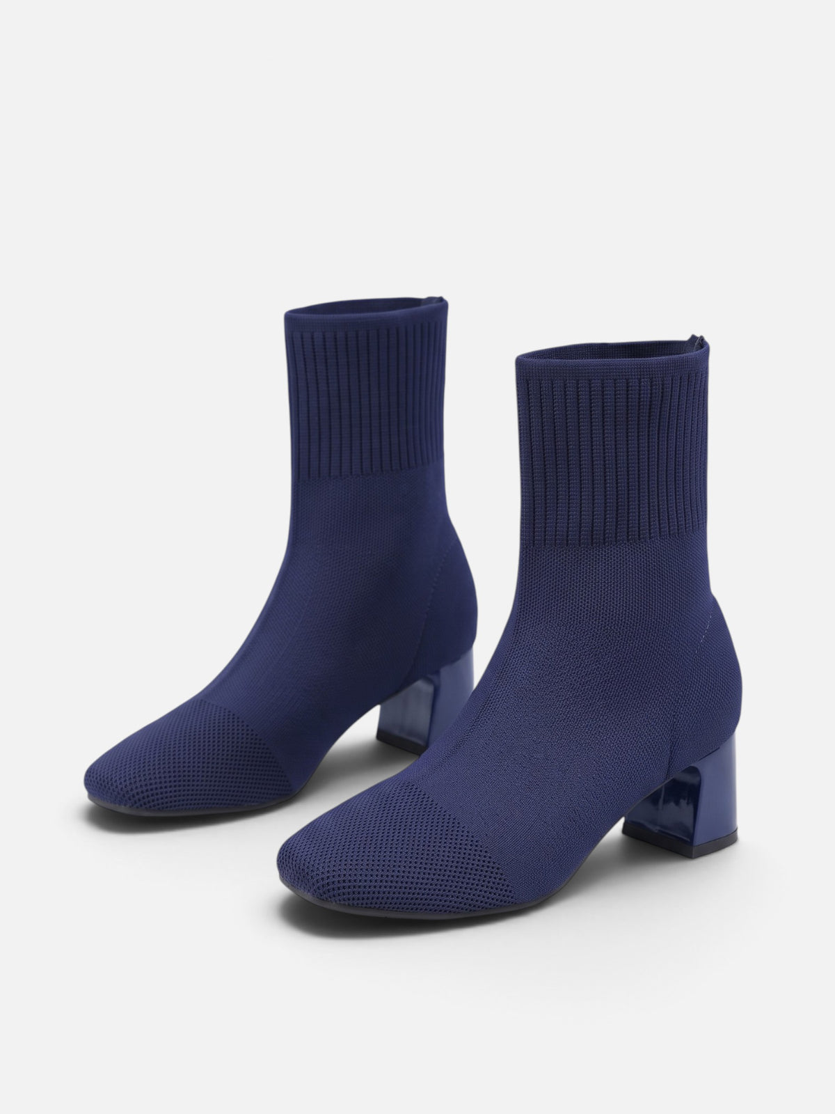 Bottines Chaussette Femme Talon Bloc