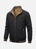 Veste Harrington Homme à Rayures Zippée