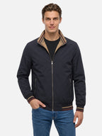 Veste Harrington Homme à Rayures Zippée