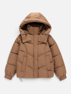Doudoune Femme Oversize à Capuche