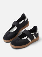 Baskets Style Salomé Femme Rayures Contrastées