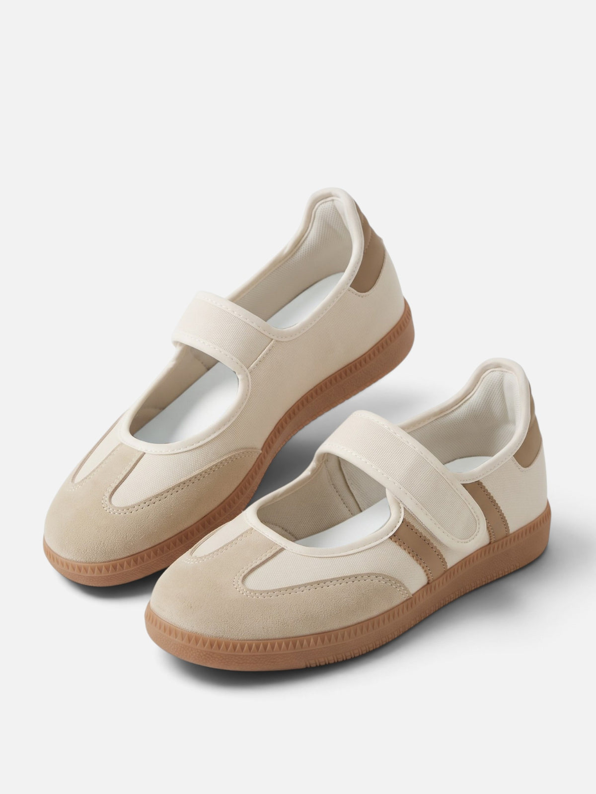 Baskets Style Salomé Femme Rayures Contrastées