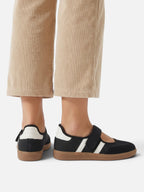 Baskets Style Salomé Femme Rayures Contrastées