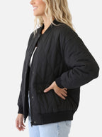 Bomber Femme Matelassé Zippé