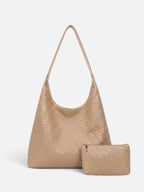 Sac Hobo Femme Tressé Avec Pochette