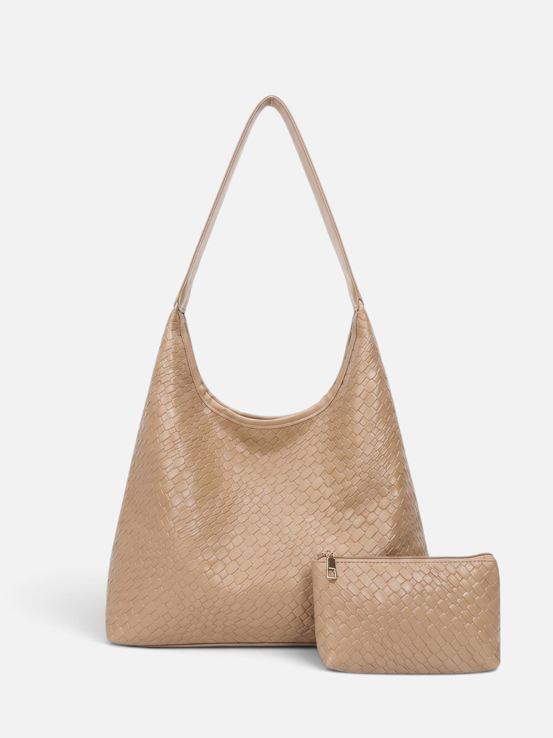 Sac Hobo Femme Tressé Avec Pochette
