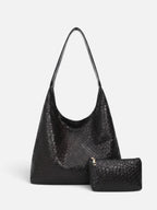 Sac Hobo Femme Tressé Avec Pochette