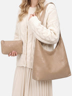 Sac Hobo Femme Tressé Avec Pochette