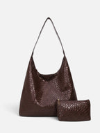 Sac Hobo Femme Tressé Avec Pochette
