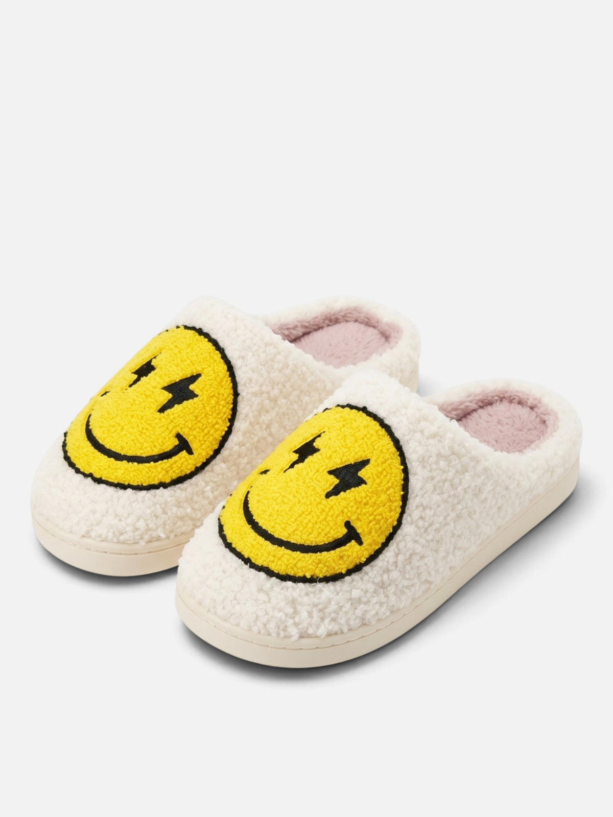 Chaussons Femme Plateforme Smiley