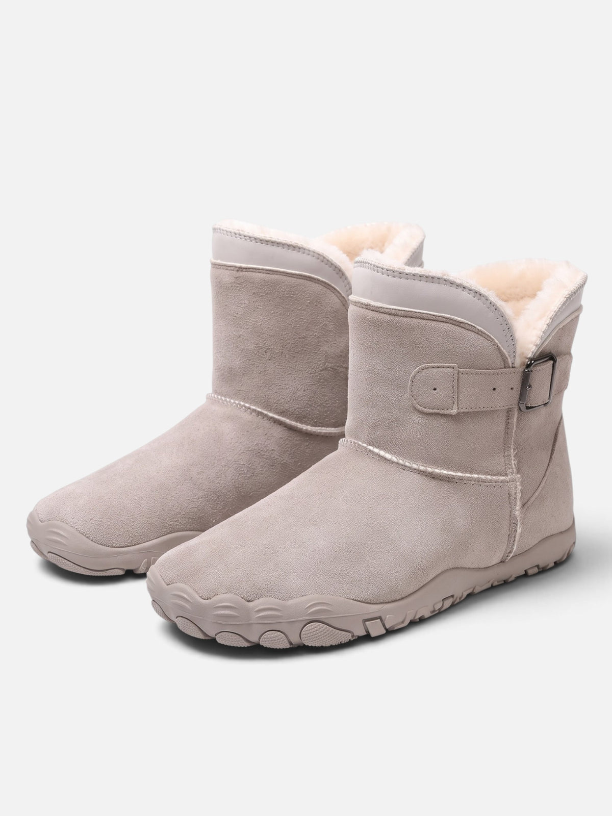 Bottines Femme Fourrées à Boucle