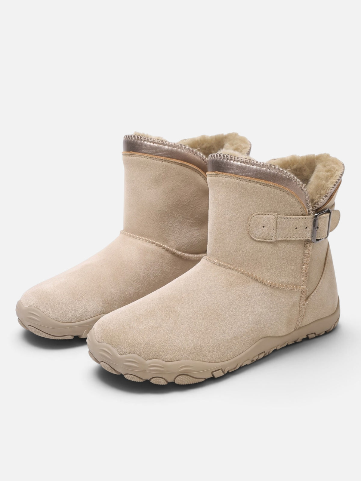 Bottines Femme Fourrées à Boucle
