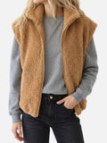 Gilet Sherpa Femme Zippé