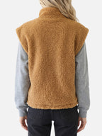Gilet Sherpa Femme Zippé