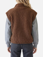 Gilet Sherpa Femme Zippé