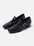 Salomés Cuir Femme Double Bride