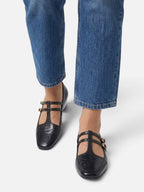 Salomés Cuir Femme Double Bride