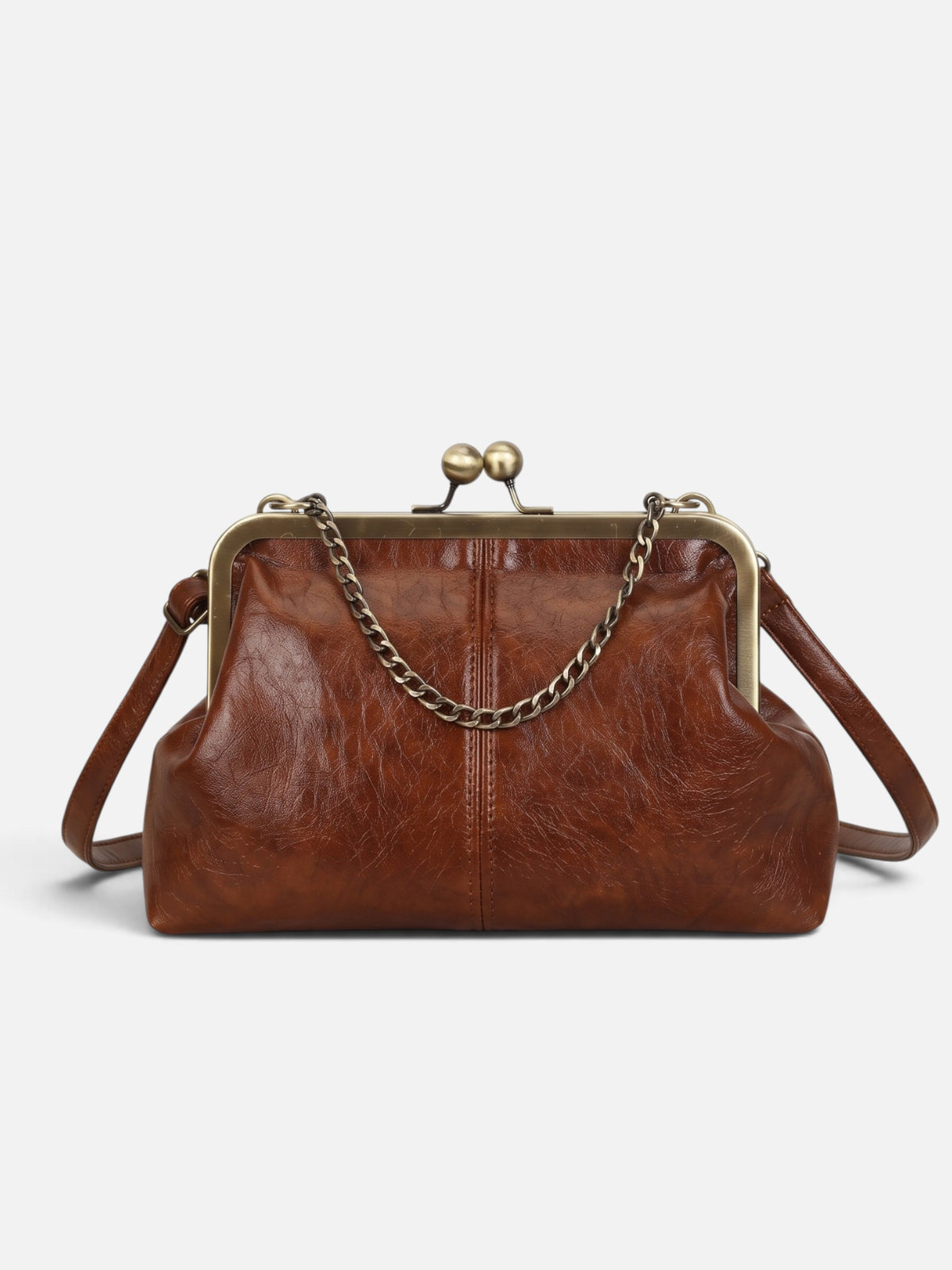 Sac Bandoulière Femme Simili Cuir Fermoir Clic Clac