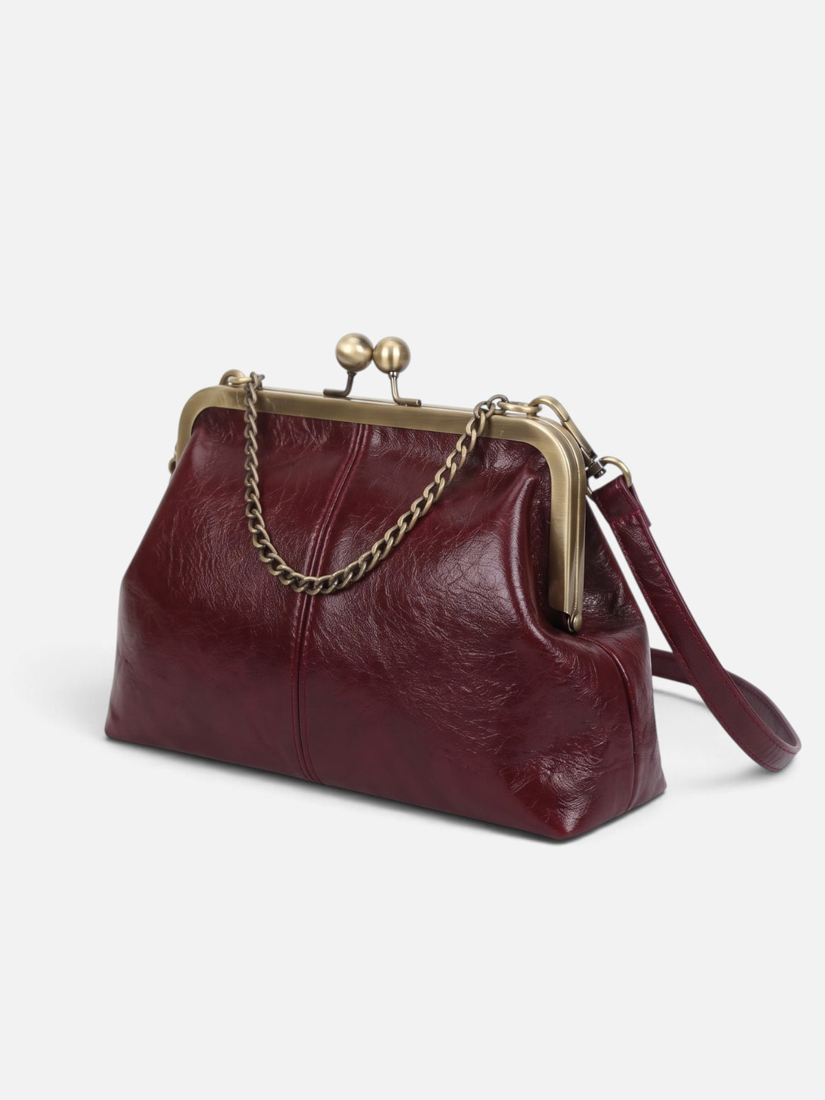 Sac Bandoulière Femme Simili Cuir Fermoir Clic Clac