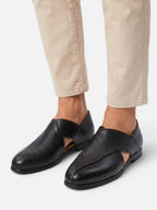 Sandales Homme Cuir Tressé Bout Fermé
