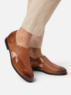Sandales Homme Cuir Tressé Bout Fermé