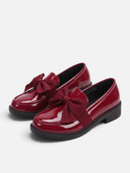 Mocassins Femme Vernis Noeud