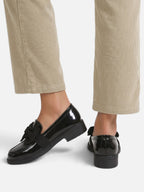 Mocassins Femme Vernis Noeud