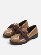 Mocassins Femme Vernis Noeud