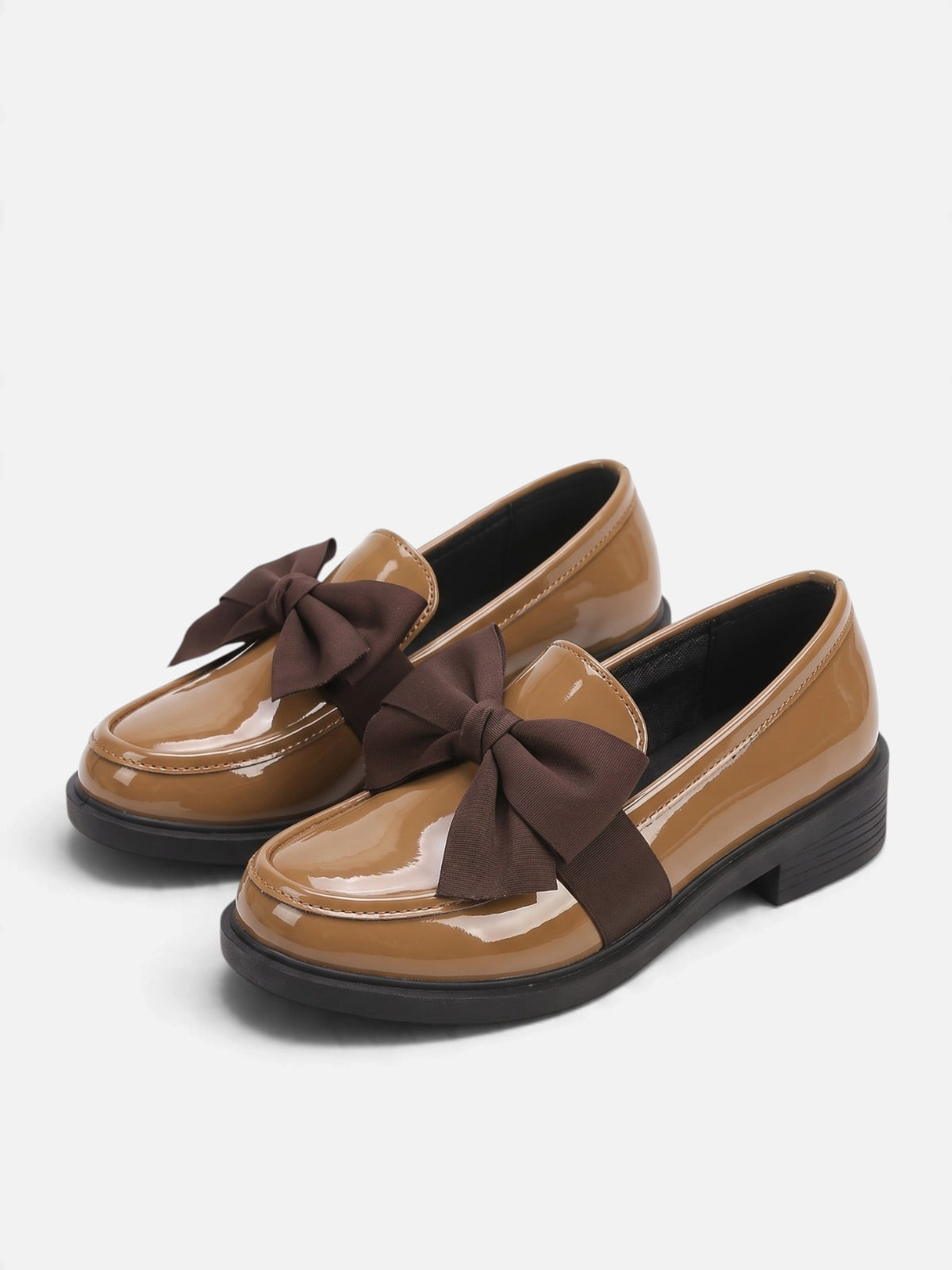 Mocassins Femme Vernis Noeud