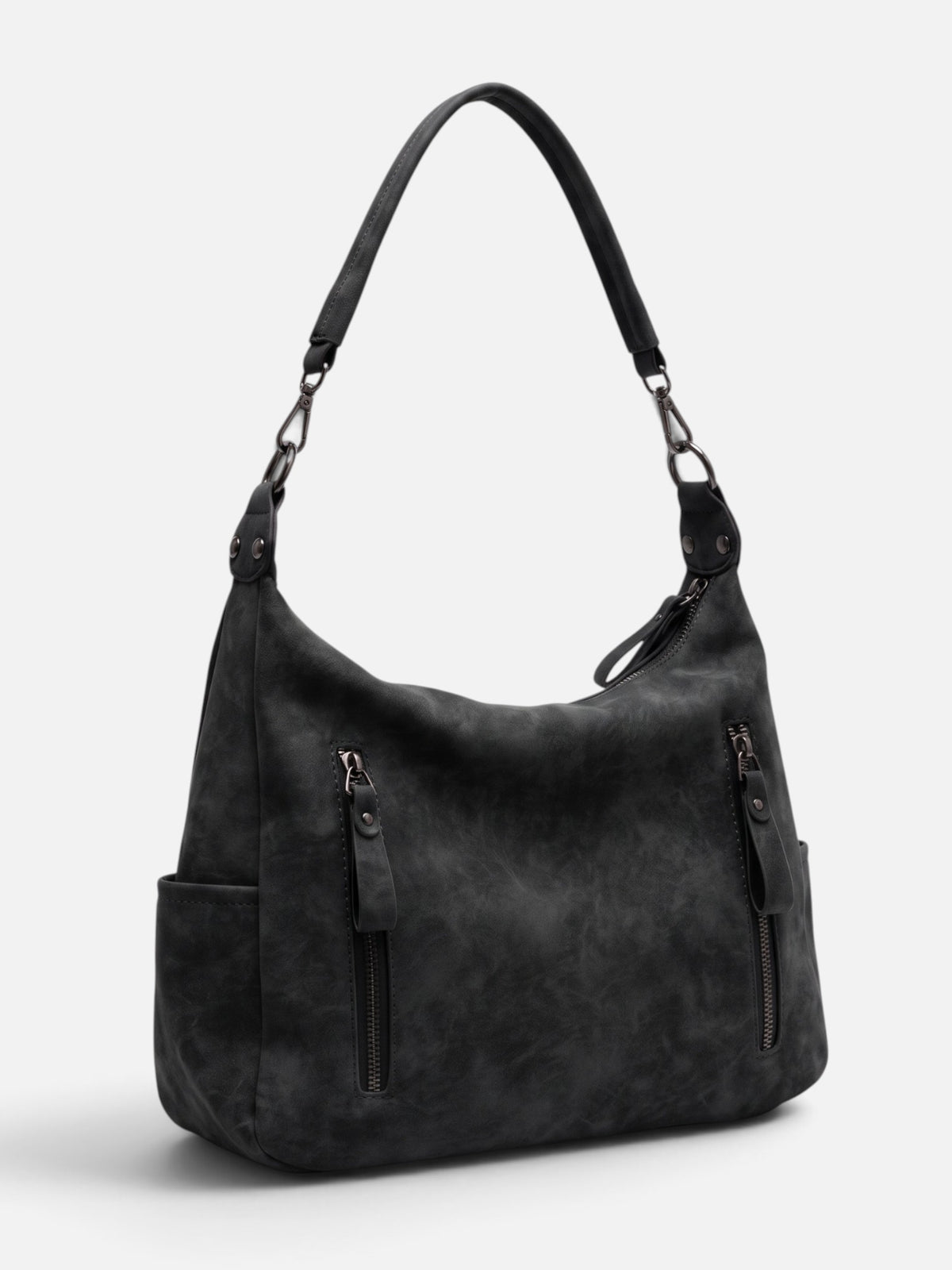 Sac Hobo Femme Multi-Poches Simili Cuir
