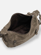 Sac Hobo Femme Multi-Poches Simili Cuir