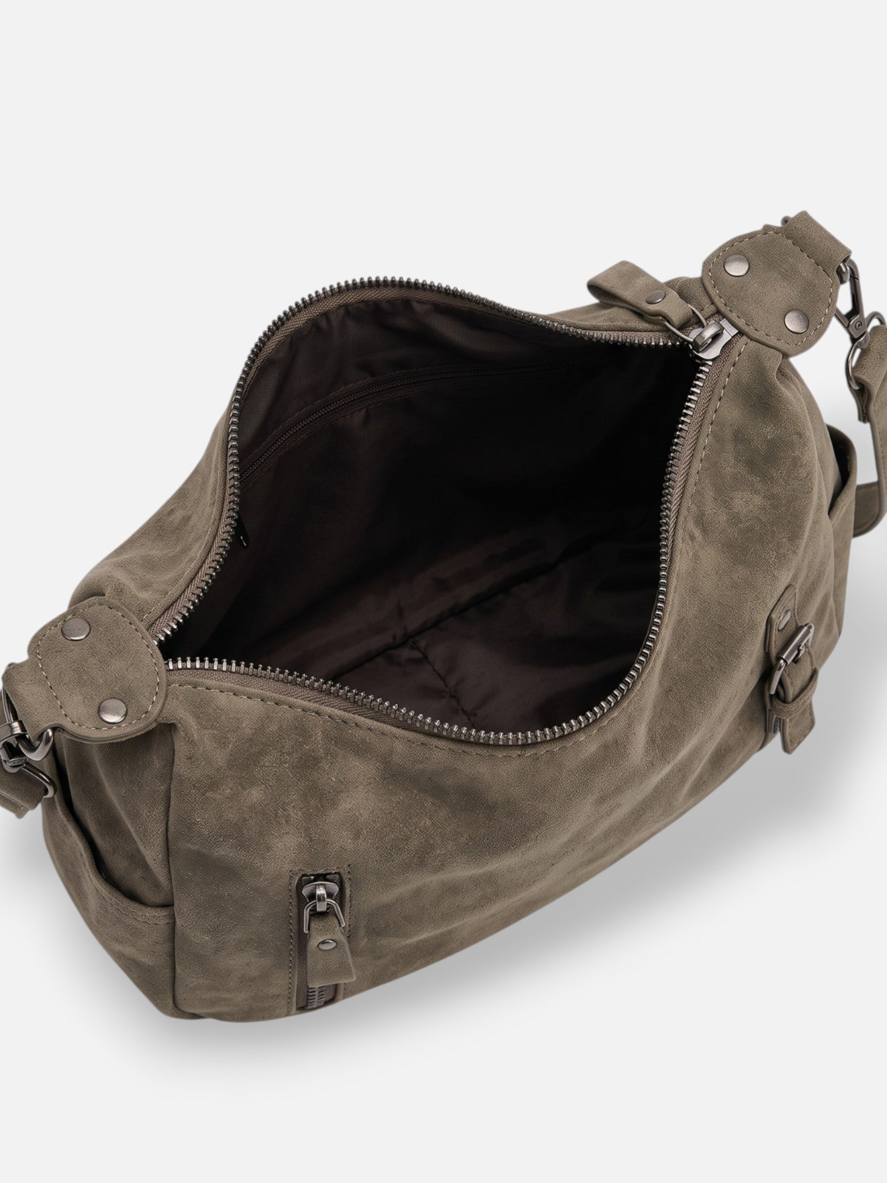 Sac Hobo Femme Multi-Poches Simili Cuir