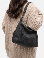 Sac Hobo Femme Multi-Poches Simili Cuir