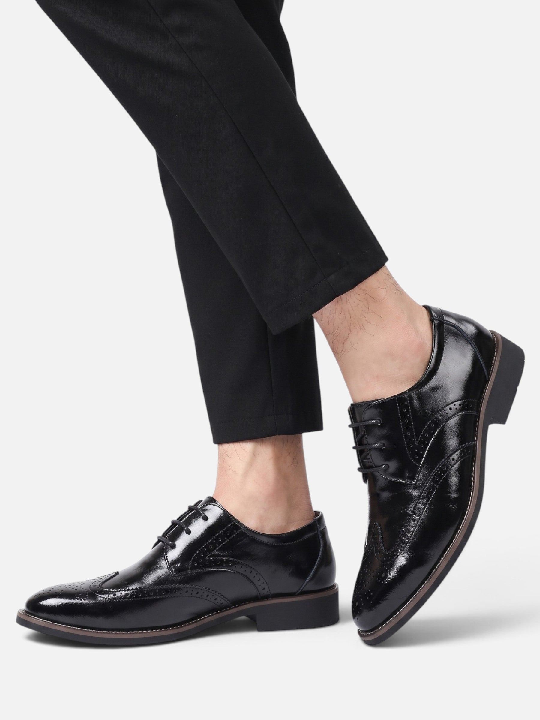 Derbies Brogue Homme Cuir