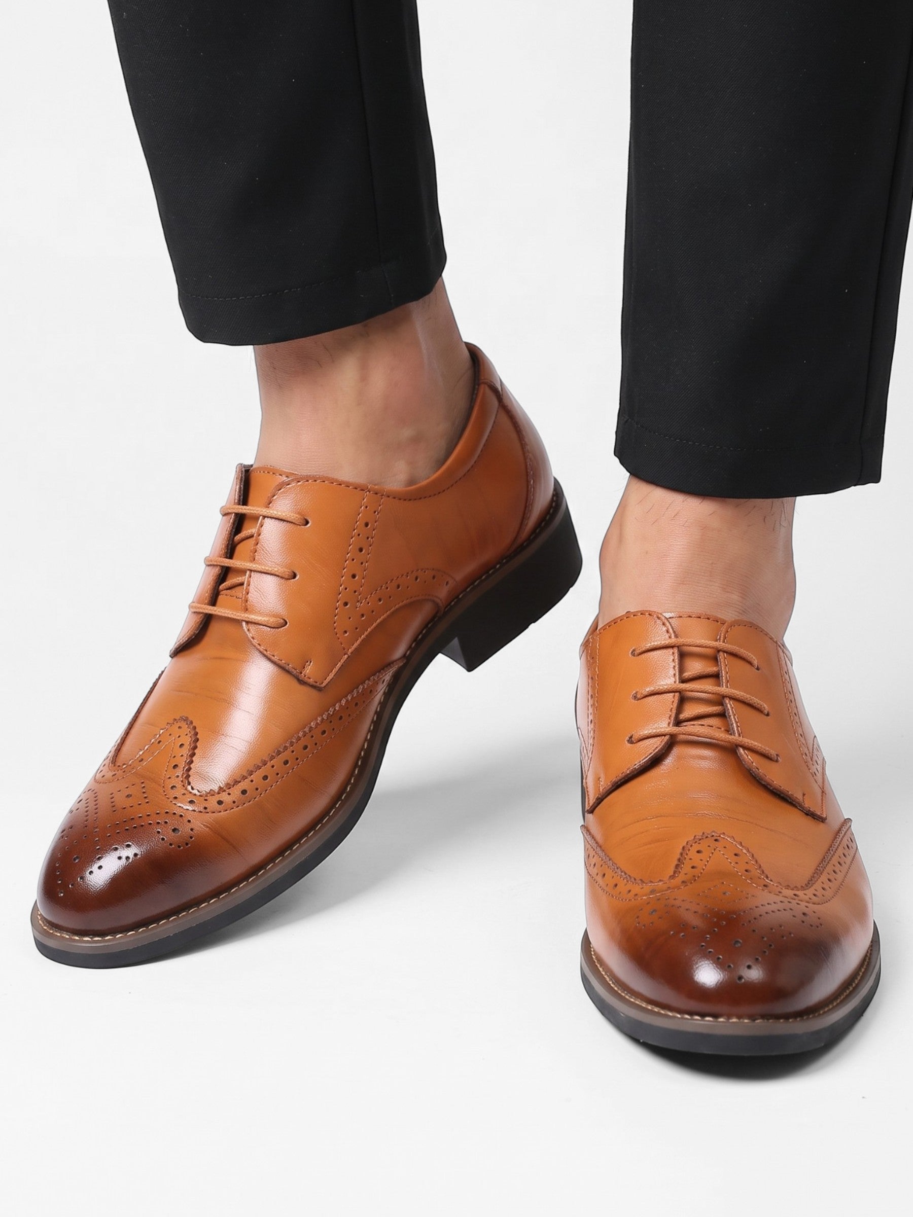 Derbies Brogue Homme Cuir